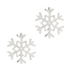 Christmas Snowflake Sterling Silver 925 Studs