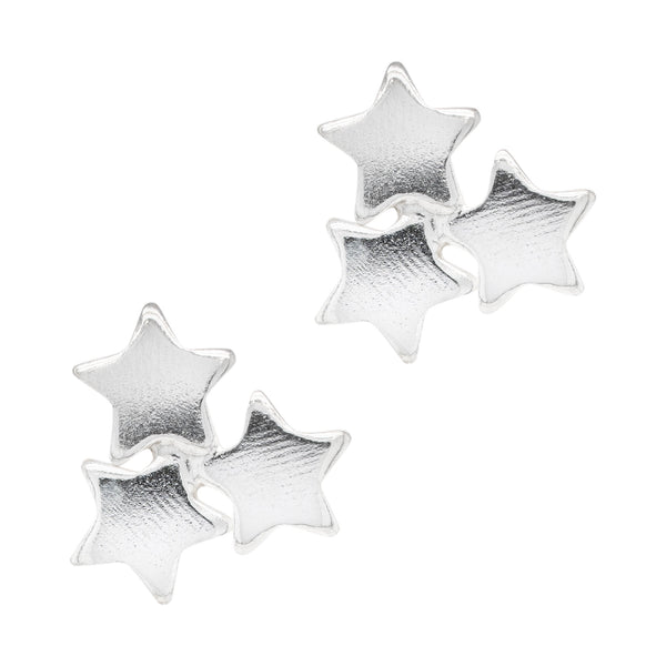 Three Star Constellation Sterling Silver 925 Studs