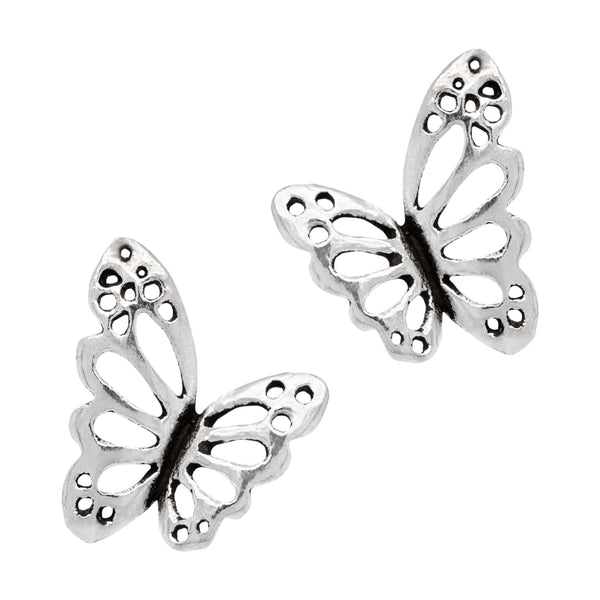 Butterfly Cutout Sterling Silver 925 Studs