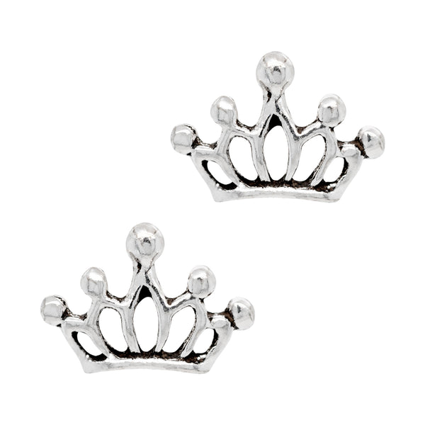 Royal Crown Sterling Silver 925 Studs