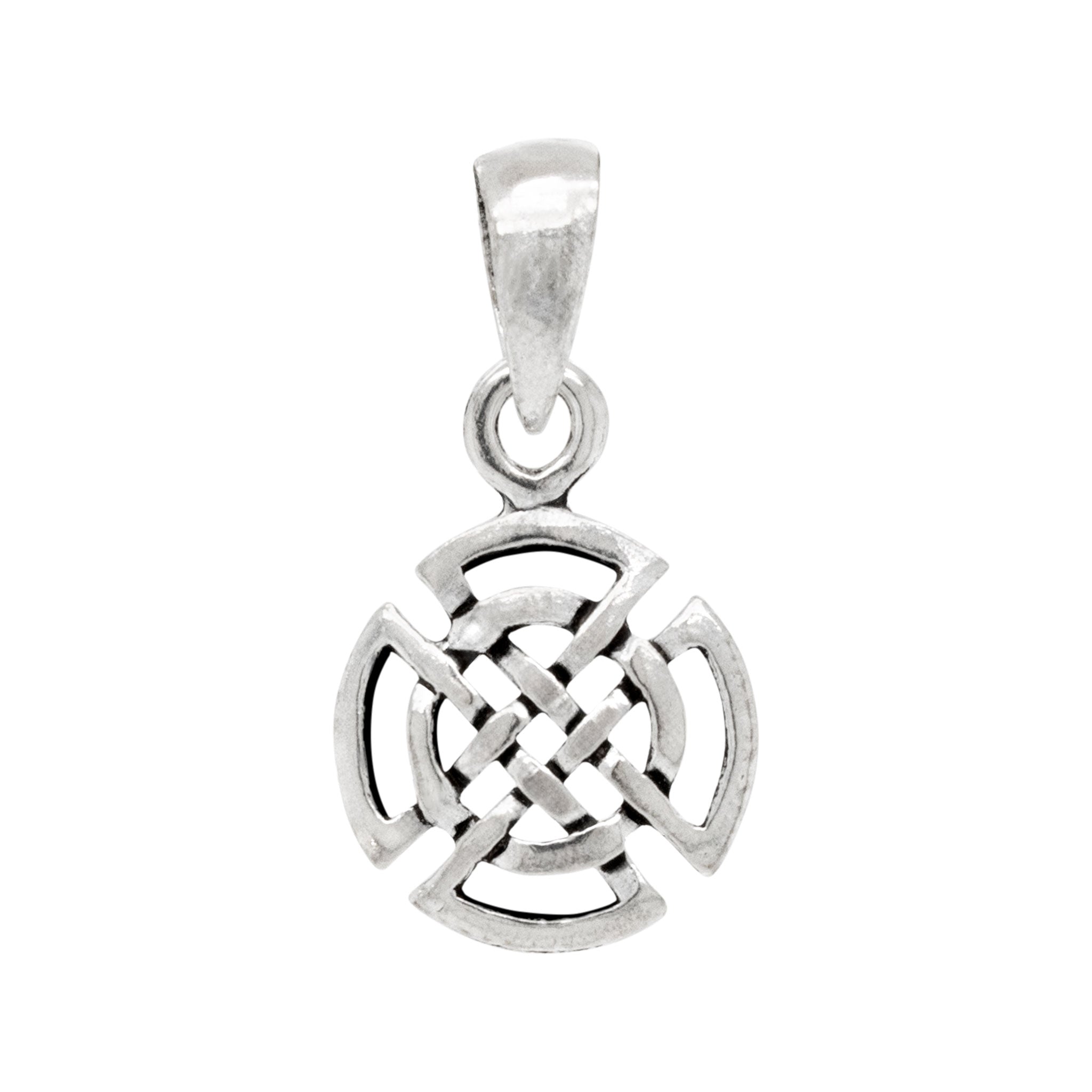 Celtic Shield Knot Sterling Silver 925 Pendant