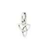 Celtic Triquetra Trinity Knot Sterling Silver 925 Charm Pendant