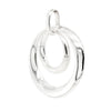 Double Hoop Concentric Sterling Silver 925 Pendant