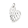Philodendron Monstera Leaf Sterling Silver 925 Pendant