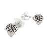 925 sterling silver acorn stud earrings