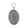 925 sterling silver ethnic sun mandala pendant