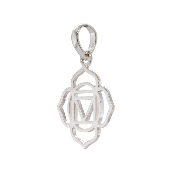 925 sterling silver root chakra pendant