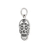 925 sterling silver sugar skull flower eyes pendant