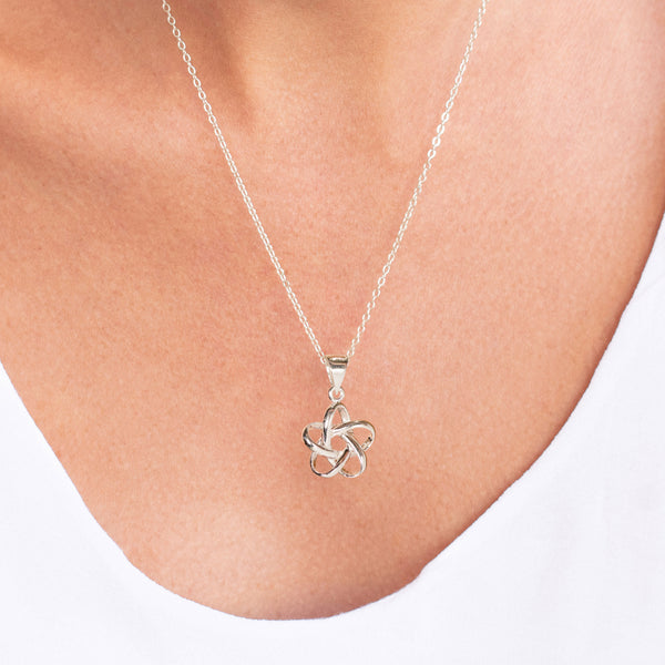 925 sterling silver atomic symbol pendant