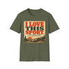 I Love This Sport - Vintage Poster - Graphic T-Shirt