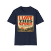 I Love This Sport - Vintage Poster - Graphic T-Shirt