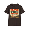 I Love This Sport - Vintage Poster - Graphic T-Shirt