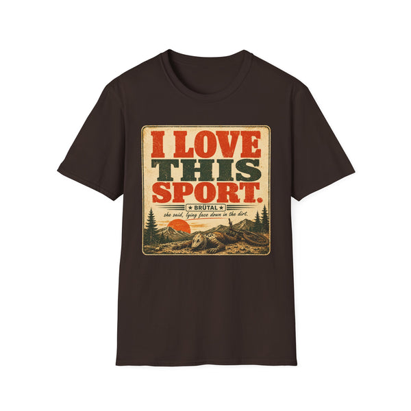 I Love This Sport - Vintage Poster - Graphic T-Shirt