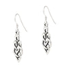 Celtic Knot Sterling Silver 925 Hook Earrings