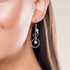 Ball Loop Twist Sterling Silver 925 Hook Earrings