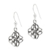 Celtic Knot Dara Sterling Silver 925 Hook Earrings