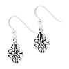 Celtic Knot Dara Sterling Silver 925 Hook Earrings