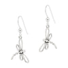 Dragonfly Pair Sterling Silver 925 Hook Earrings