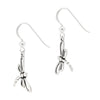 Dragonfly Pair Sterling Silver 925 Hook Earrings