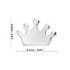 Crown Silhouette Sterling Silver 925 Studs