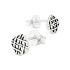 Celtic Dara Shield Knot Sterling Silver 925 Studs