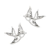 Swallow Swift Flying Sterling Silver 925 Studs