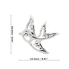 Swallow Swift Flying Sterling Silver 925 Studs