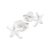 3D Cosmic Star Sterling Silver 925 Studs