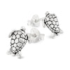 Ocean Sea Turtle Sterling Silver 925 Studs