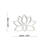 Lotus Flower Sterling Silver 925 Stud Earrings