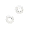 Ring of 5 Hearts Sterling Silver Stud Earrings