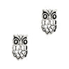 Owl Cutout Sterling Silver 925 Stud Earrings