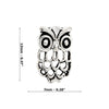 Owl Cutout Sterling Silver 925 Stud Earrings