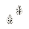 Lady Bird Lady Bug Sterling Silver 925 Stud Earrings