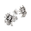 Spider Cubic Zirconia Sterling Silver 925 Stud Earrings