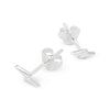 Lightning Bolt Flash Sterling Silver 925 Stud Earrings