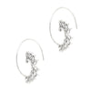 Ornate Ethnic Sterling Silver 925 Spiral Earrings