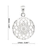 Flower of Life Sterling Silver 925 Pendant