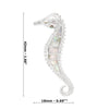 Seahorse Shell Sterling Silver 925 Pendant