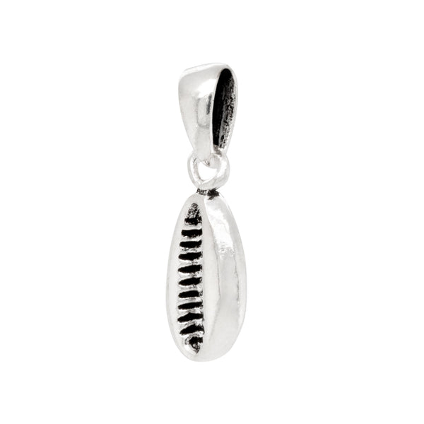 Cowrie Sea Shell Sterling Silver 925 Pendant