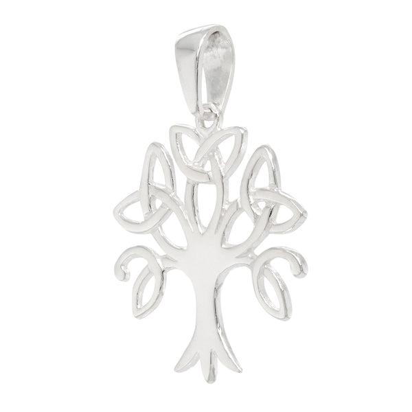 Celtic Knot Tree of Life Sterling Silver 925 Pendant