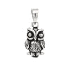 Owl Perching Sterling Silver 925 Pendant