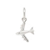 Jet Airplane Sterling Silver 925 Charm