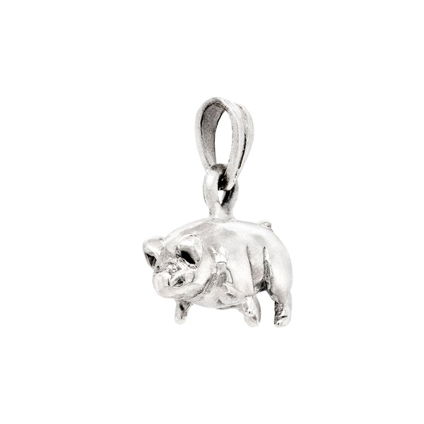 Pig Boar Sterling Silver 925 Pendant