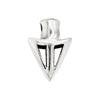 Arrowhead Cutout Sterling Silver 925 Pendant