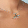 Tiger Prowling Sterling Silver 925 Pendant