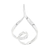 Double Twist Loop Sterling Silver 925 Pendant