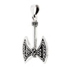 Norse Viking Celtic Knot Axe Sterling Silver 925 Pendant