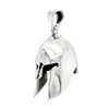 Spartan Warrior Helmet Sterling Silver 925 Pendant