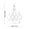 Seed of Life Mandala Sterling Silver 925 Pendant